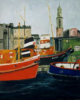 Acrylbild - Hamburg Ansicht