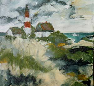 Acrylbild - Leuchtturm Sylt