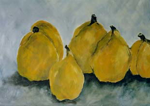 Acrylbild - Quitten